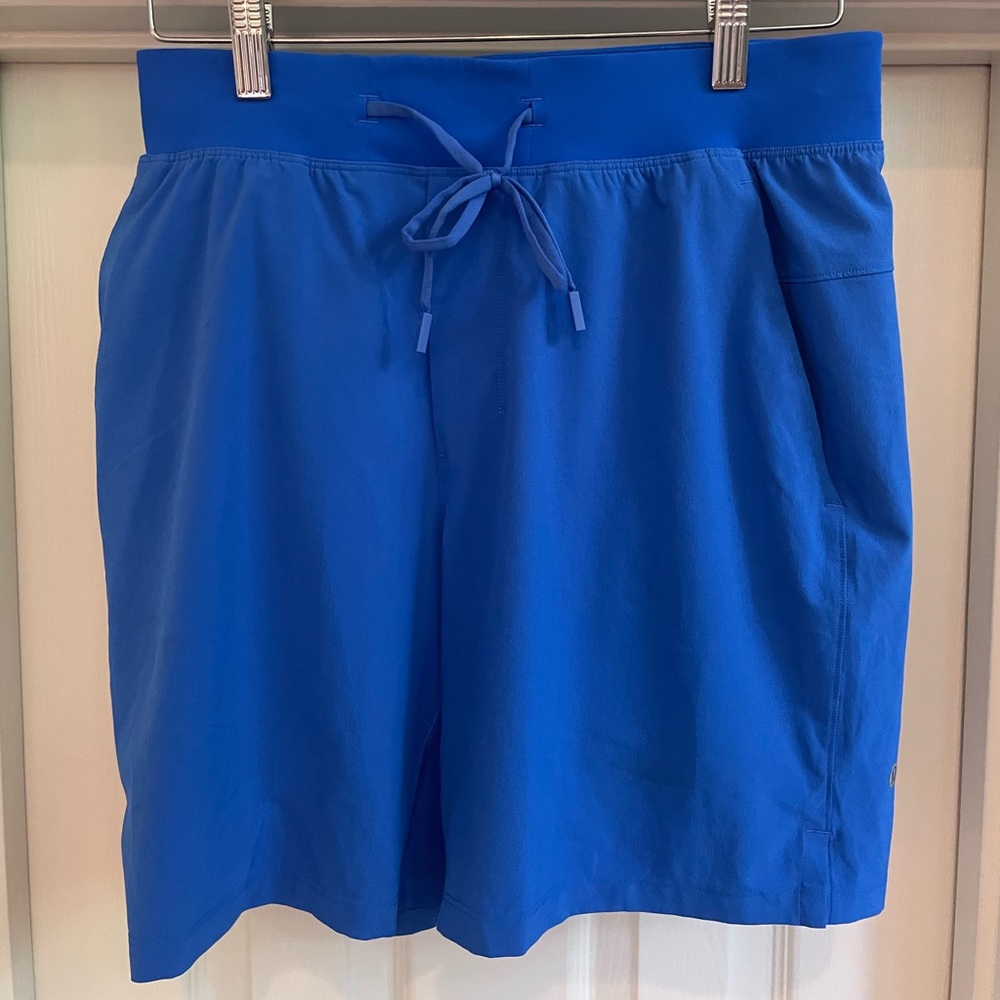 Lululemon Athletica Vibrant Blue Shorts. Medium 8” inseam